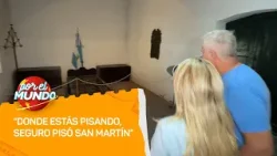 Marley y Vicky recorrieron el lugar donde durmió San Martín antes de cruzar los Andes - Por el Mundo