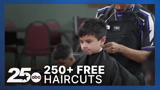 Champion Barbers gives 250+ Waco ISD kids free back-to-school haircuts
