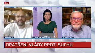 Řešení sucha? Bez politické shody těžko, míní Valeš. Na tahu jsou Motoristé, říká Buchert