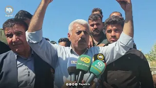 بەشێک لە جووتیارانی پێنجوێن دژی هاوردەکردن و دابەزینی نرخی تەماتە گرد بوونەوە