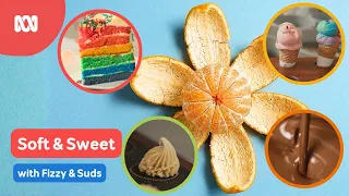 Let's learn about food together! 🫧🍰🍫 | Fizzy & Suds | ABC Kids