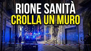 Rione Sanità. Crolla un muro, ferito titolare di un’attività