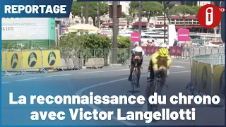 Course recon for the time trial with Victor Langellotti