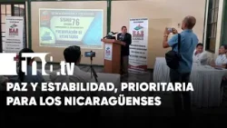 La prioridad en Nicaragua es la paz y estabilidad, afirma reciente encuesta