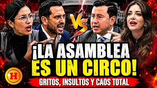 ¡QUE VERGÜENZA NACIONAL! Policías cuidando "asambleístas malcriados" mientras Ecuador se hunde