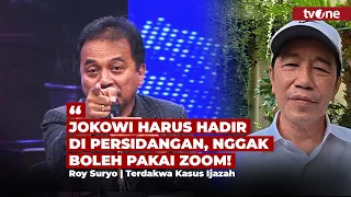 Roy Suryo: If Jokowi Fails to Appear, the Diploma Case Trial Is Legally Void! | tvOne