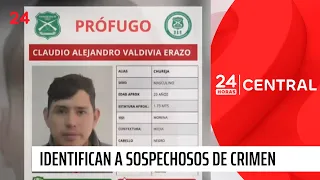 Identifican a sospechosos de crimen de Carabinero | 24 Horas TVN Chile