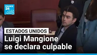 Luigi Mangione se declara culpable en caso UnitedHealthcare; fiscales pedirán cadena perpetua