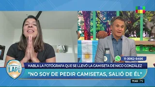 🤩 HABLÓ LA FOTÓGRAFA QUE SE LLEVÓ LA CAMISETA DE NICO GONZÁLEZ