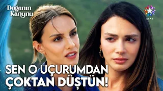 Doğa and Büşra Face Off at the Cliff: Moments of Terror! | Law of Nature Episode 12