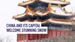 China and its capital welcome stunning snow