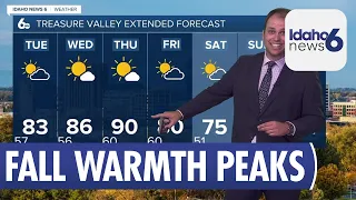 Fall brings some warm weather, followed by a weekend cool down