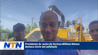 03 William Mieses Neighborhood Association President highlights start of paving work