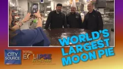 World’s Largest Moon Pie Recipe Test in Irving