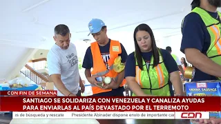 Santiago stands in solidarity with Venezuela and channels aid to the earthquake-devastated country