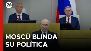 🇷🇺 RESTRICCIONES EXTERNAS | Moscú busca blindar su estructura política ante la presión internacional