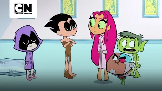 EVERYONE IS WITHOUT THEIR UNIFORMS AND THERE ARE PROBLEMS | TEEN TITANS GO! | CARTOON NETWORK