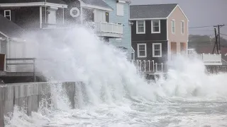 Powerful nor'easter lashes parts of the East Coast