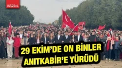 The Turkish people rushed to Anıtkabir on October 29th! Tens of thousands marched to their Ancestor