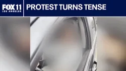 Man allegedly threatens kids during anti-ICE protest