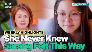[Weekly Highlights] A Message That Made Mom Cry 🥹 [Fun-Staurant] | KBS WORLD TV 2600803