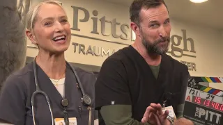 Noah Wyle, Katherine LaNasa & ’The Pitt’ Cast Celebrate Emmy Noms While Filming S3