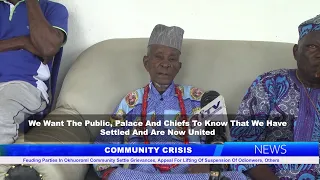 Feuding Parties In Okhuoromi Settle Grievances Appeal For Lifting Of Suspension Of Odionwere, Others