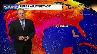Mainly dry weekend with increasing rain chances next week