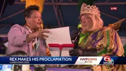 Rex, King of Carnival receives key to the city ahead of Mardi Gras