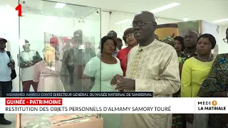 Guinée-patrimoine : restitution des objets personnels d´Almamy Samory Touré