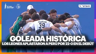Los 22 goles del triunfazo argentino ante Perú en hockey por los Juegos Suramericanos Santa Fe 2026
