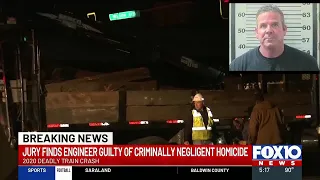 Jury finds former train engineer guilty in 2020 deadly Prichard crash