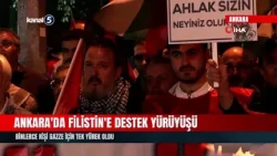 Pro-Palestine Support March in Ankara! Thousands United as One for Gaza