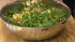 Enjoying sweet corn in salads