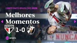 ARTUR CRAVA E TRICOLOR VENCE NO MORUMBI! SÃO PAULO 1X0 VASCO DA GAMA - MELHORES MOMENTOS