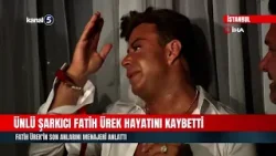 Ünlü Şarkıcı Fatih Ürek Hayatını Kaybetti | Son Anlarını Menajeri Anlattı Ünlü Şarkıcı Fatih Ürek Hayatını Kaybetti | Son Anlarını Menajeri Anlattı