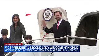 JD, Usha Vance welcome baby boy, first child born to sitting vice president in more than 150 years
