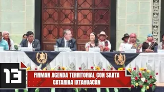 Territorial agenda signed with Santa Catarina Ixtahuacán