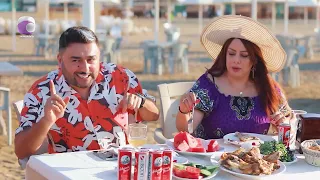Çimərlikdə pulsuz yemək - (Kadrlar Şöbəsi)