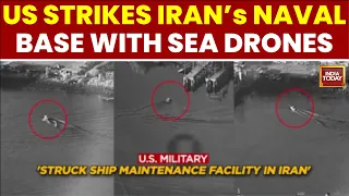 US Iran War: US Deploys Sea Drones in Historic Attack on Iran's Bandar Abbas Base | India Today