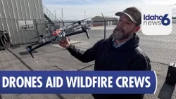 Firefighters use drones for wildfire mapping and burn operations