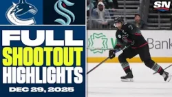 Vancouver Canucks vs. Seattle Kraken | FULL Shootout Highlights - December 29, 2025. Vancouver Canucks vs. Seattle Kraken | FULL Shootout Highlights - December 29, 2025.