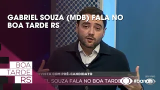 Gabriel Souza speaks on Boa Tarde RS
