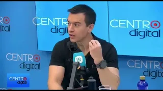 Noboa cuestiona a Luisa González por requisitos para ser candidata de Pachakutik