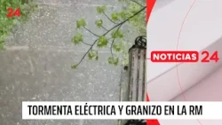Rain, hail, and thunderstorms in various parts of the Metropolitan Region