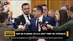 De ce AUR n-a votat solicitarea CSAT. Explicațiile lui Simion. Știri B1TV_ 11 martie 2026