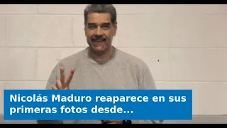 VIDEO: Nicolás Maduro reappears in his first photos from prison and sends an optimistic message