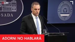 ADORNI suspendió la conferencia de prensa que iba a dar este miércoles en CASA ROSADA