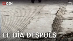 This is how the Plaza del Congreso looked after the Federal University March