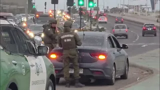 Carabineros arrest 7 individuals in the region following a preventive patrol